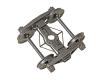 O-Scale 2 Rail A.S.F. A-3 Ride-Control Metal Trucks 50-Ton 1-Pair