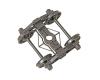 O-Scale 2 Rail Arch Bar Metal Trucks 50-Ton 1-Pair