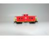 Lehigh & New England red scheme northeastern caboose #582
