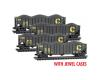 Chessie System 3-bay coal hopper 4-pack with jewel cases
