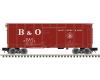 Baltimore & Ohio (dual circle logo) 40' wagon top boxcar #375791