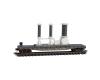 Rio Grande weathered flatcar 2-pack with power load
