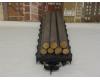 Rio Grande flatcar #4061 with log load (used)