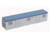 Wilmot mobile office container (white/blue)<br /><strong>Scale:</strong> N