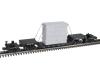 Western Pacific 75' depressed center flatcar #1601 with load