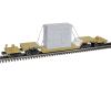 TTX 75' depressed center flatcar #130603 with load