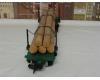 N.W.L. Co skeleton log car #4066 with log load
