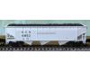 Kansas City Southern 3-Bay Offset Side Hopper With Load #6853