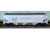 Kansas City Southern 3-Bay Offset Side Hopper With Load #6802