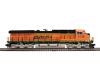 BNSF (H2 pumpkin with swoosh) ES44AC #5738