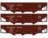 Southern Pacific (T&NO) 70-ton offset hopper car 3-pack