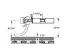 SBE Bottom Shelf Whisker Metal Couplers w/Gearboxes - Medium Centerset