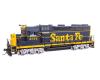 Santa Fe EMD GP35 Locomotive #3374 With ESU LokSound