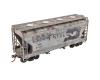 Burlington Northern/Ex-Frisco Weathered 2-Bay Covered Hopper #419321