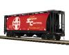 Santa Fe 3-bay cylindrical hopper car