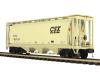 CSX 3-bay cylindrical hopper car