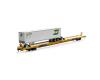 Trailer Train F89F Flat Car #154714 With 45' Trailer