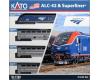 Amtrak ALC-42 #302 Tsunami2 installed  with 3 Superliner cars