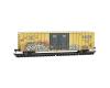 TTX Weathered 60' Rib Side Double-Plug Door Box Car #665661