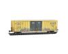 TTX Weathered 60' Rib Side Double-Plug Door Box Car #665661