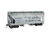 Denver & Rio Grande Western Weathered ACF 2-Bay Hopper #10000