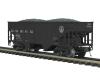 Baltimore & Ohio 34' composite hopper car with coal load
