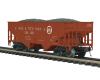 Pennsylvania Railroad 34' composite hopper car with coal load