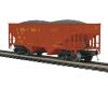 Union Pacific 34' composite hopper car with coal load
