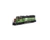 Burlington Northern GP50 Phase II #3141 With Tsunami2