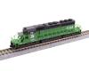 Burlington Northern SD40-2 #6328 with LokSound