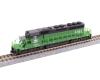 Burlington Northern SD40-2 #6361 with LokSound