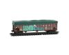 Burlington Northern Santa Fe With Tarp Covers Weathered 3-Pack