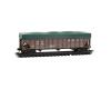 Burlington Northern Santa Fe With Tarp Covers Weathered 3-Pack