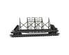 Conrail 50' Flat Car Fishbelly Side #758007 With Rack