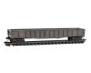 Weathered 50' Steel Side 14 Panel Fixed End Gondola