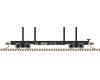 British Columbia Railway 45' logging flatcar #10202