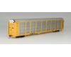 TINX plain yellow bi-level auto rack car #711841