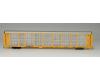 TINX plain yellow bi-level auto rack car #850391