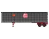 Kansas City Southern 40' corrugated trailer #205072