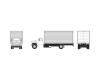 White Ford F-850 Box Van