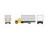 Yellow Ford F-850 Box Van