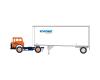Roadway Express Ford C With 28' Trailer #2
