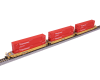 TTX original logo Gunderson MAXI-IV double stack car #732335 w/Ferromx