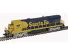 Santa Fe B23-7 locomotive #6396 with ESU LokSound