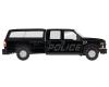 Ford F-350 crew cab pickup truck - Police black "stealth" with cap