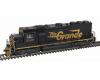 Rio Grande GP40-2 phase 1 #3103 with LokSound