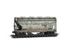 Chicago & North Western weathered covered hopper 2-pack