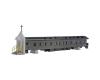unprinted chapel car with facade 83' 3-2 heavyweight observation car