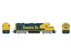 Santa Fe (blue & yellow warbonnet) EMD GP38 #2329 (silent DC only)