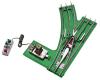 std gauge 42" left hand switch with green base